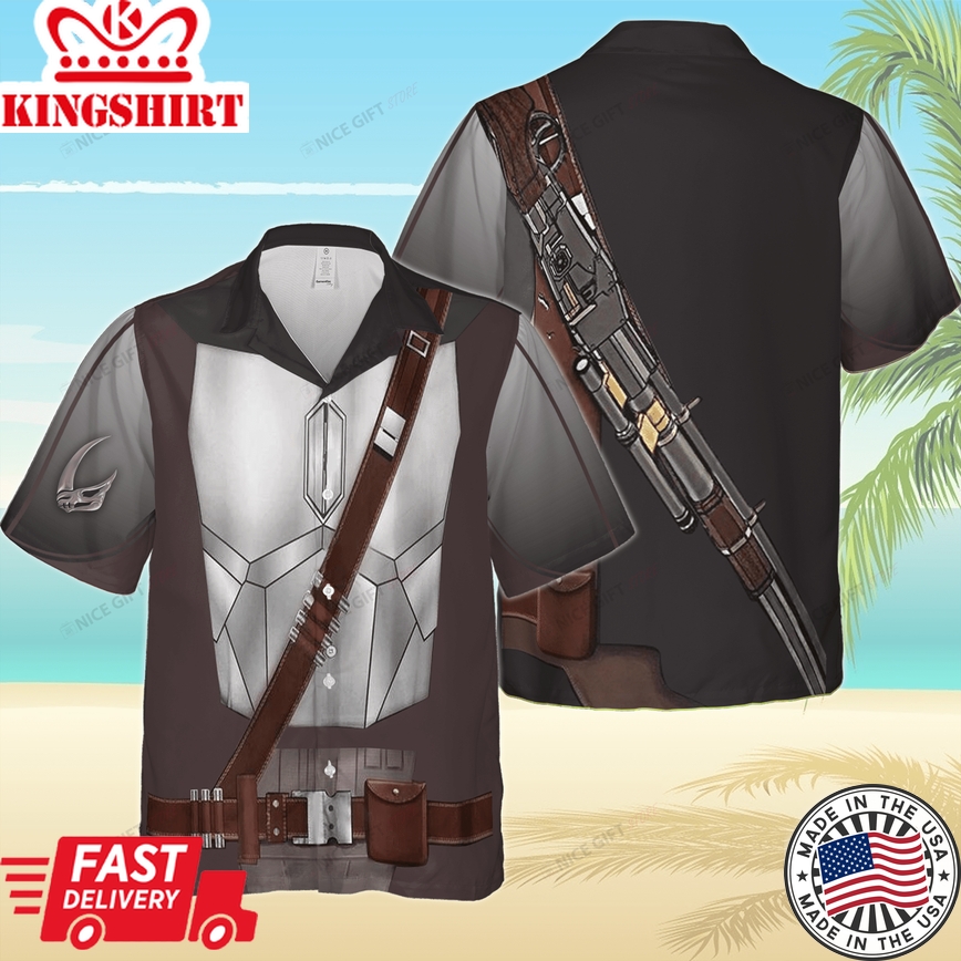 Star Wars Beskar Cosplay Theme Hawaiian Attire