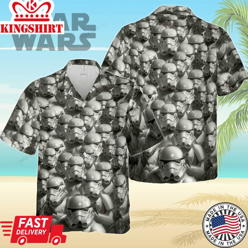 Star Wars Hawaiian 3D Tribute to the Brave Stormtroopers