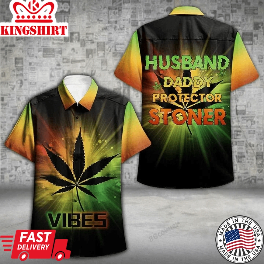 Stoner Vibe Hawaii Shirt, Summer Aloha Shirt, Gift For Summer