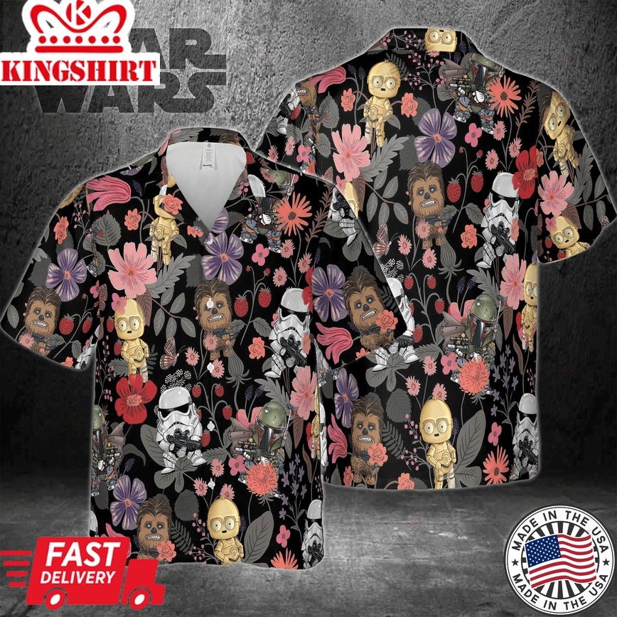 Stormtrooper Star Wars Hawaiian 3D Shirt