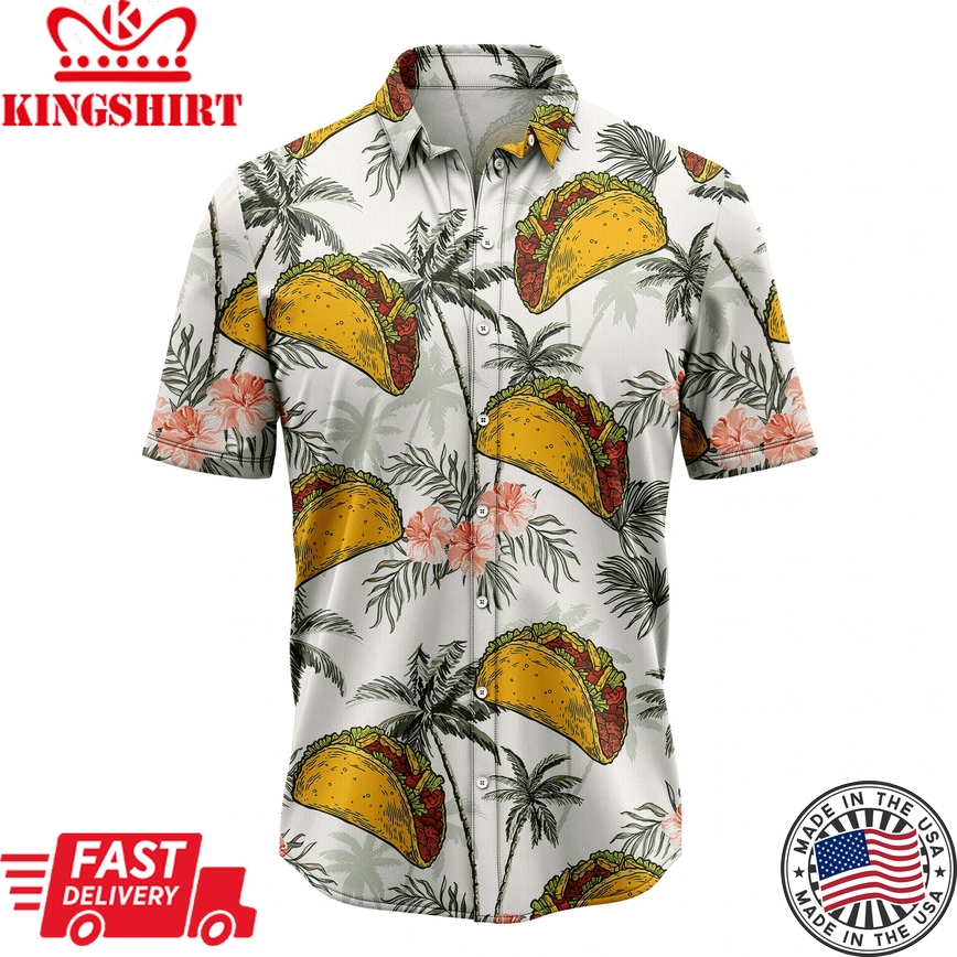 Tacos Taco Bell Tropical Vintage Hawaii Shirt, Summer Trendy Hawaiian Shirts For Men And Women Aloha Beach Shirt