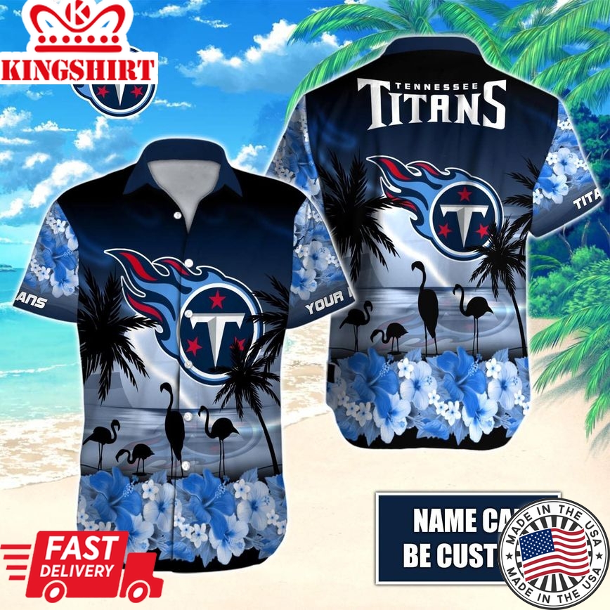 Tennessee Titans Legacy Blooms in Hawaiian Custom Outfit