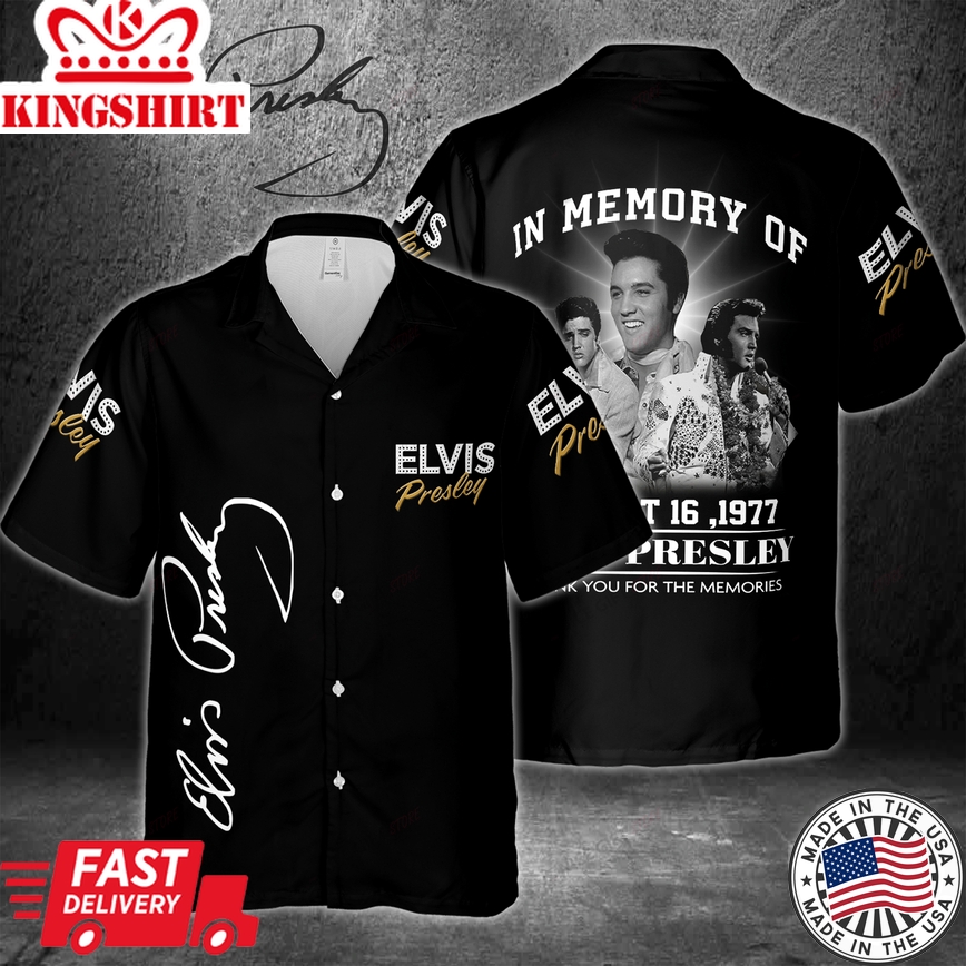 Tribute to Elvis Timeless Magic on Hawaiian 3D Cloth