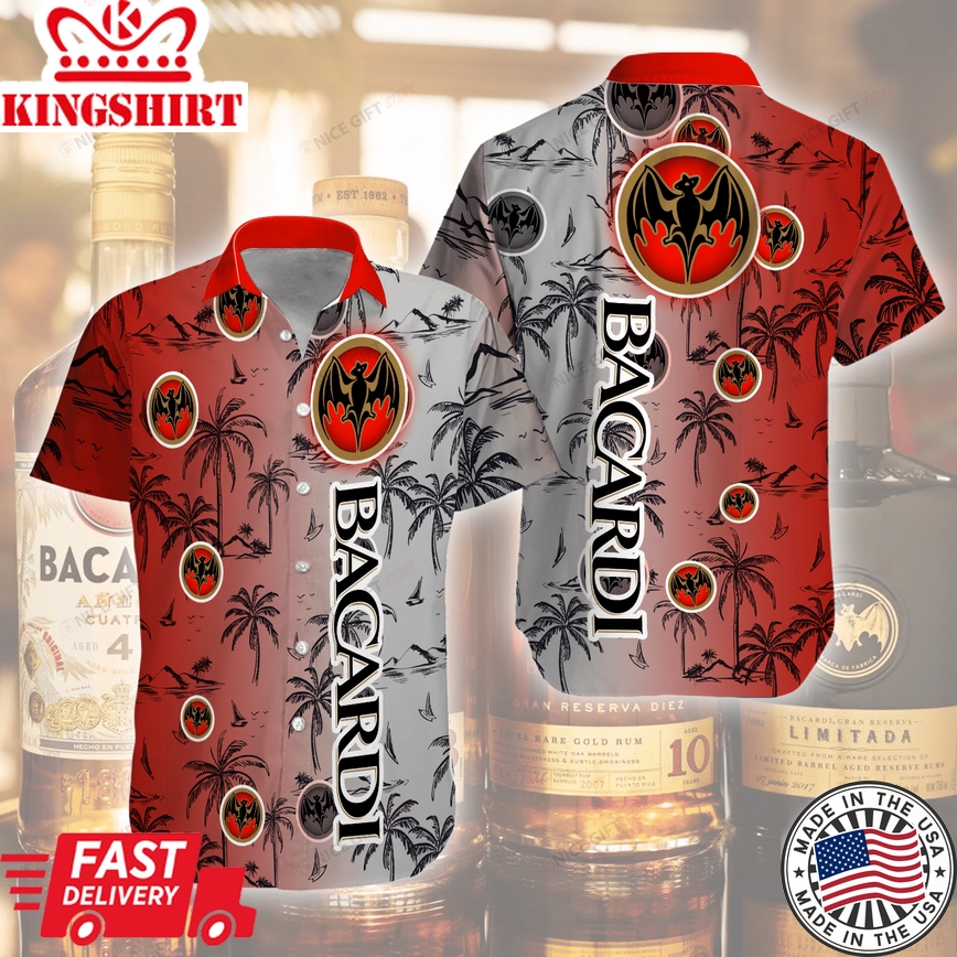 Tropical Bacardi Hawaiian Shirt Timeless Style